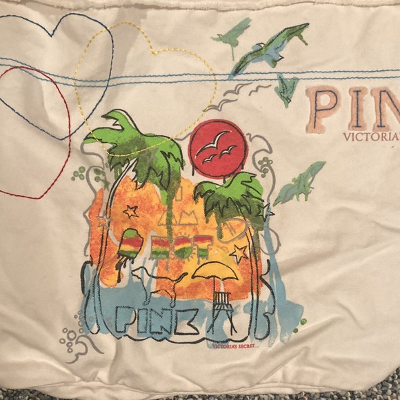PINK Victorias Secret Tote Bag-NWOT - Picture 3 of 5